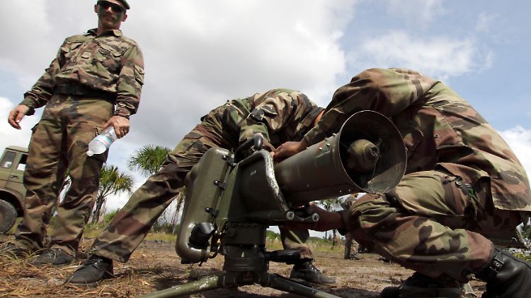 Alt, aber funktionstüchtig: Die Milan-Rakete ist ein effektives Panzerabwehrsystem.