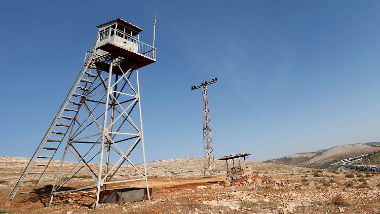 Ein verlassener türkischer Militärposten in der Provinz Hatay im Jahr 2012.