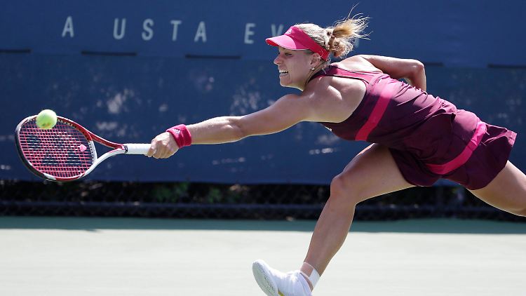 Locker gewonnen und in Runde drei: Angelique Kerber. 