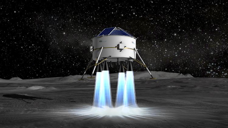 Die Esa legte bereits 2012 Pläne für eine Mondlandung mit einer unbemannten Fähre vor.