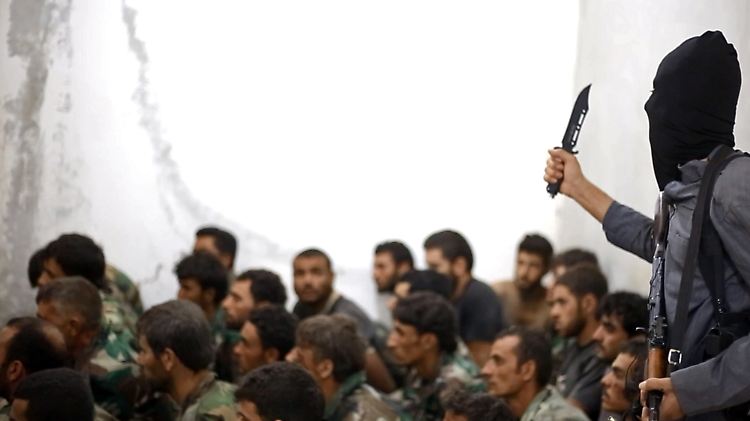 IS-Kämpfer haben 160 syrische Soldaten hingerichtet. 