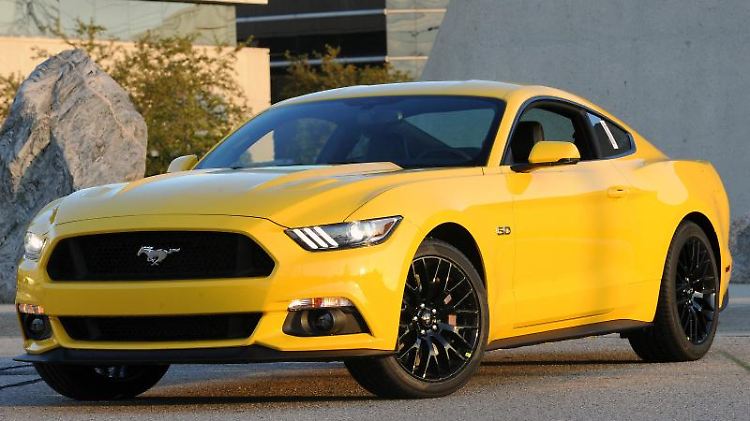 So sieht er aus, der neue Ford Mustang. Produziert wird das Muscle Car im Werk Flat Rock im US-Bundesstaat Michigan. Foto: Sam VarnHagen/Ford Motor Co.