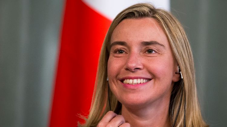 Mit ihren 41 Jahren war Frederica Mogherini eine der jüngsten Außenministerinnen ihres Landes.