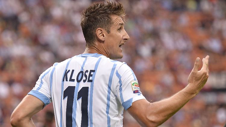 Miroslav Klose unterlag mit Lazio Rom