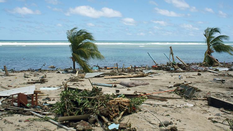 Für die Bewohner kleiner Inselstaaten brechen keine leichten Zeiten an: Zu schaffen machen ihnen unter anderem Unwetter.