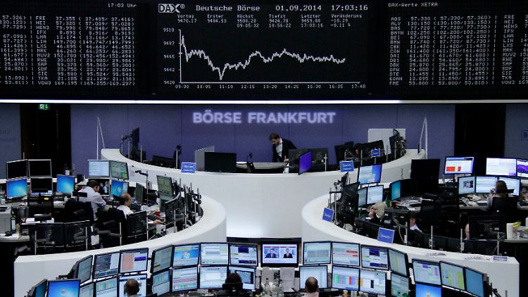 Erst in den letzten Minuten ging es aufwärts: Der Dax am ersten Handelstag im September.