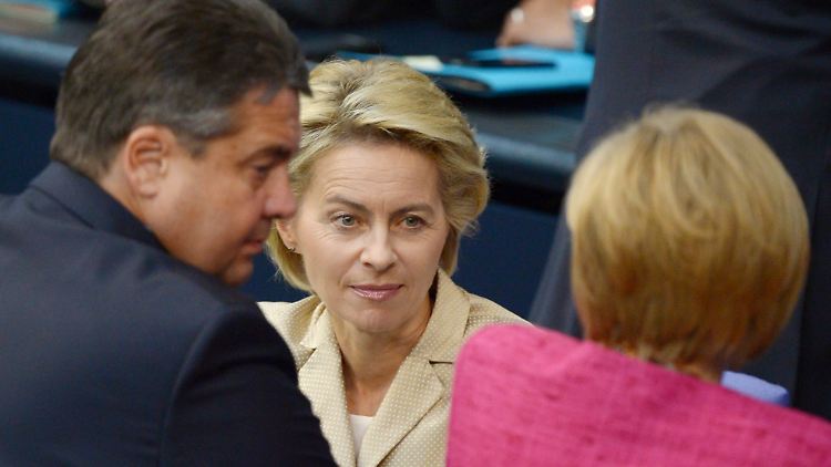 In der Großen Koalition umstritten: Verteidigungsministerin Ursula von der Leyen.