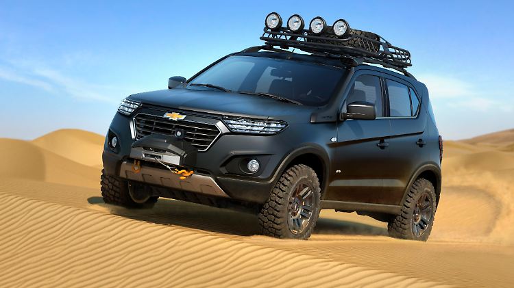 Chevrolet zeigt in Moskau, wie der kommende Niva aussehen wird.