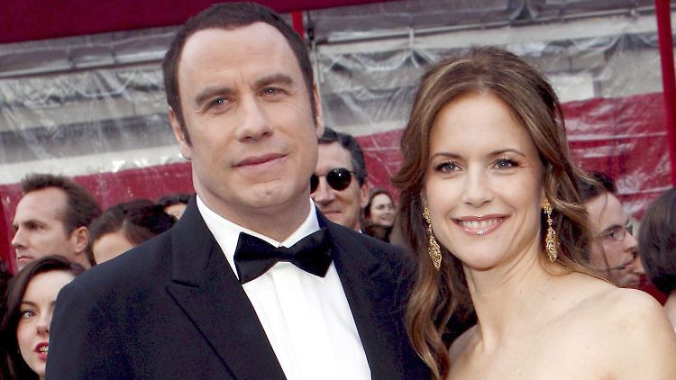 Sehen wieder glücklicheren Zeiten entgegen: John Travolta und Kelly Preston.