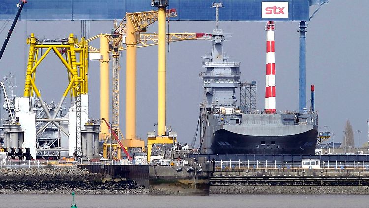 Die "Wladiwostok" ist eines der Schiffe der Mistral-Klasse, die Frankreich an Russland liefern wollte.