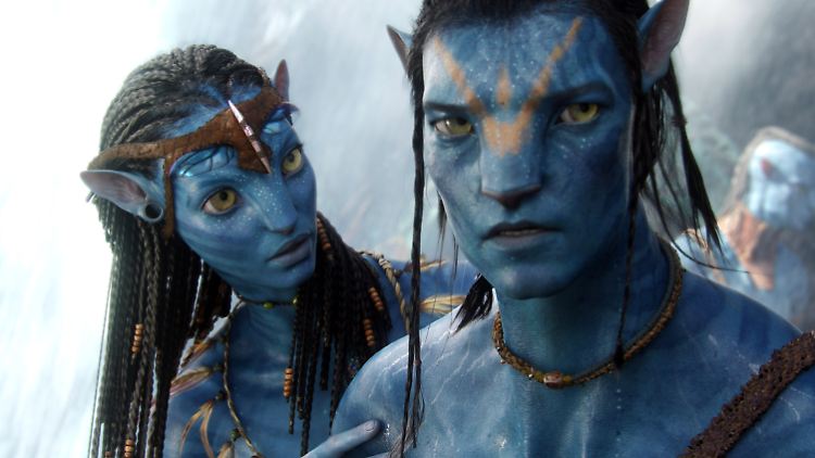Mach mir die Na'vi: Neytiri (Zoe Saldana) und Jake Sully (Sam Worthington).