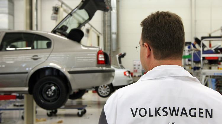 Volkswagen-Werk im russischen Kaluga. Russland ist der zweitgrößte Pkw-Absatzmarkt in Europa.