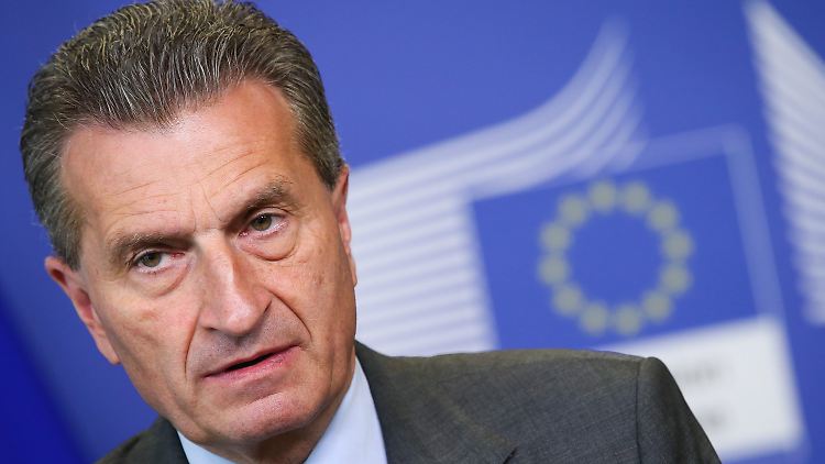 EU-Kommissar Oettinger soll sich um die digitale Wirtschaft kümmern.