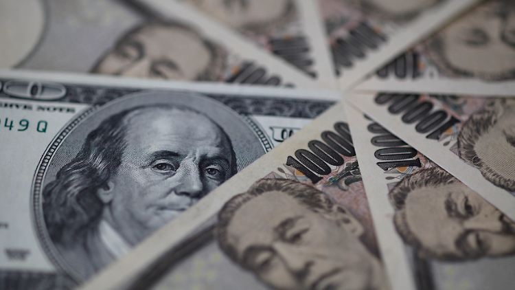 Der Dollar bewegt sich auf einem Sechsjahreshoch zum Yen.