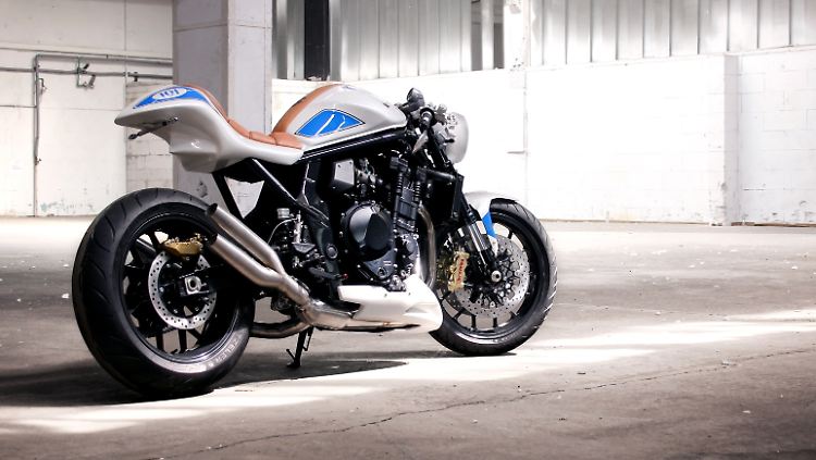 Die Designer Daniel Händler und Hans A. Muth haben aus der Suzuki Bandit die FatMile gezaubert.
