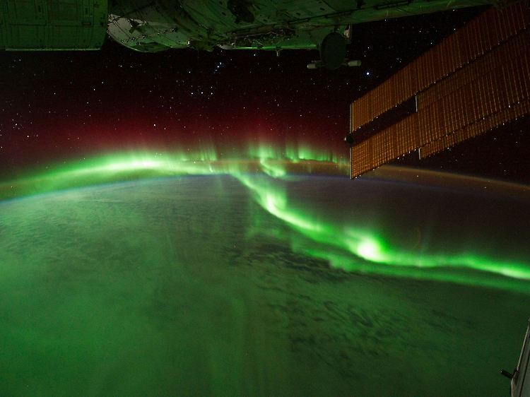 Die Aurora Australis, auch Südlicht genannt: An den Polen sorgt der koronale Massenauswurf für ein Spektakel am Himmel.