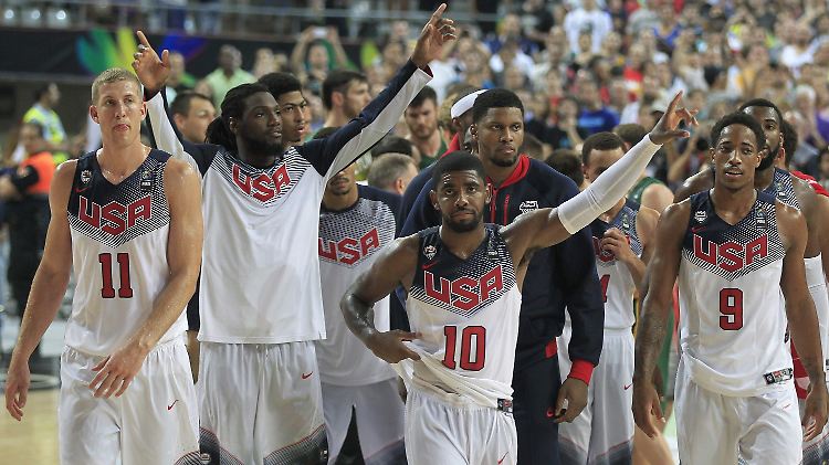 "Es ist eine große Ehre, sein Land auf dem höchsten Sport-Level vertreten zu dürfen": Die Basketballer der USA stehen im Endspiel der Weltmeisterschaft.