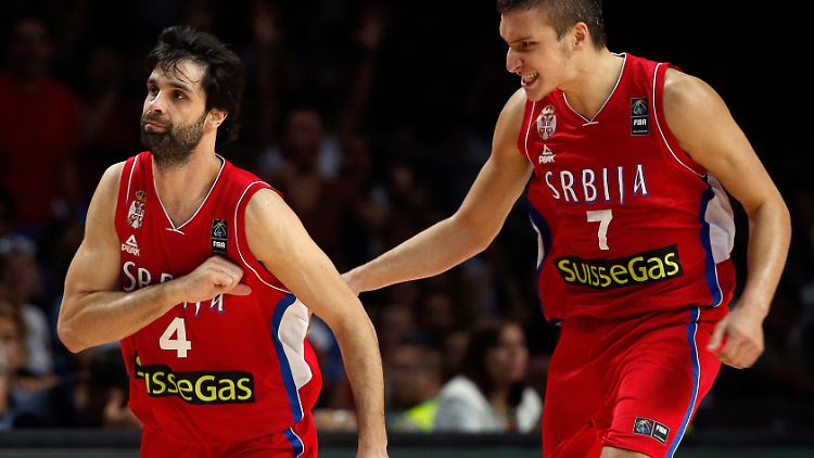 Spielmacher Milos Teodosic machte im Halbfinale gegen Frankreich mit 24 Punkten den Unterschied für Serbien.