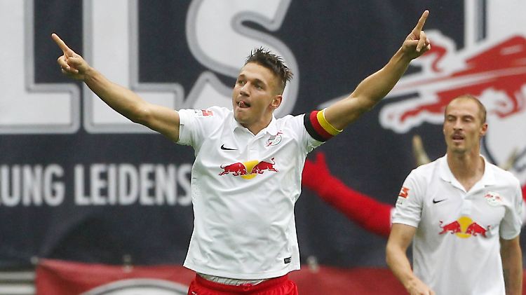 Daniel Frahn erzielte das 2:0 für Leipzig gegen Braunschweig.