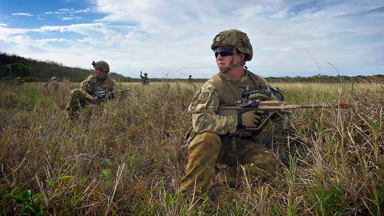 Kampftruppen will Australien zunächst nicht entsenden.