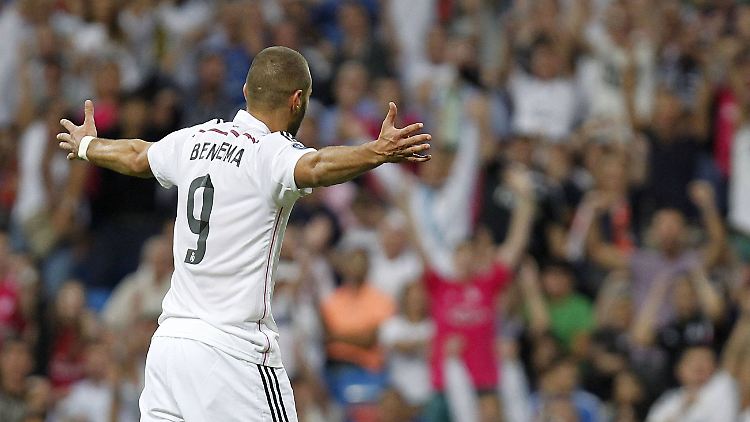 Karim Benzema schoss zum Auftakt der Champions League ein historisches Tor: Der Treffer des Franzosen war das 1000. Tor in der Europapokal-Geschichte der Königlichen.