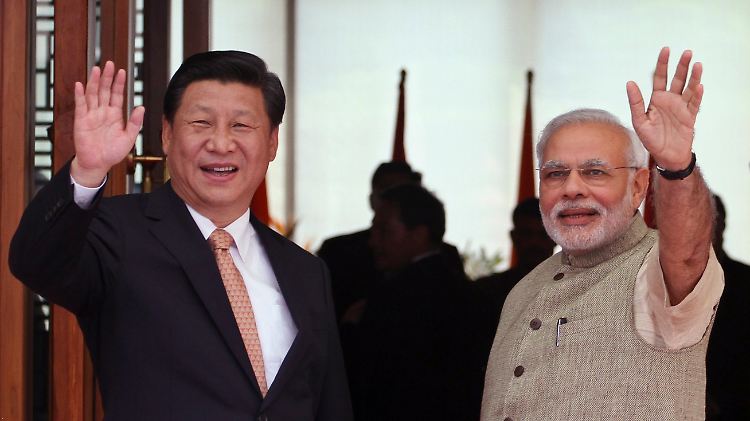 Chinas Parteichef Xi Jinping und der indische Premierminister Narendra Modi sehen ihre Länder als Motoren der asiatischen Wirtschaft.
