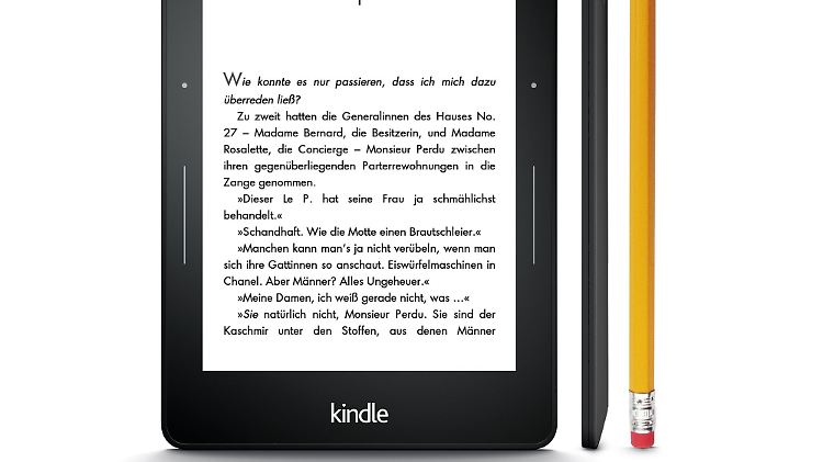 Der Kindle Voyage ist "dünn wie ein Bleistift".