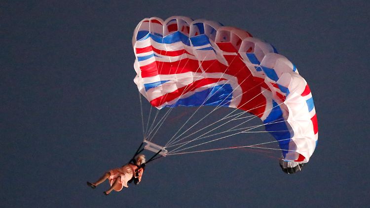 Im letzten Moment hat David Cameron das Königreich vor dem Zerfall gerettet. Bei den Olympischen Spielen in London, hier eine Szene der Eröffnungsfeier, feierte sich das Land noch selbst.