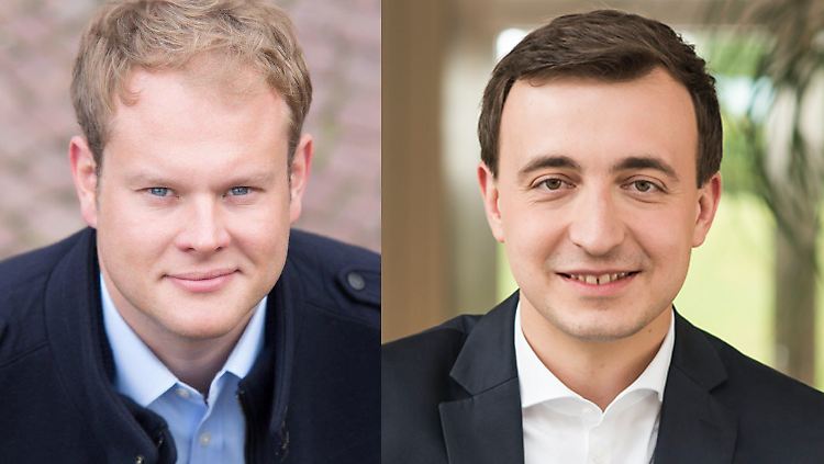 Benedict Pöttering (l.) und Paul Ziemiak (r.) hätten gern ein Stück vom Kuchen
