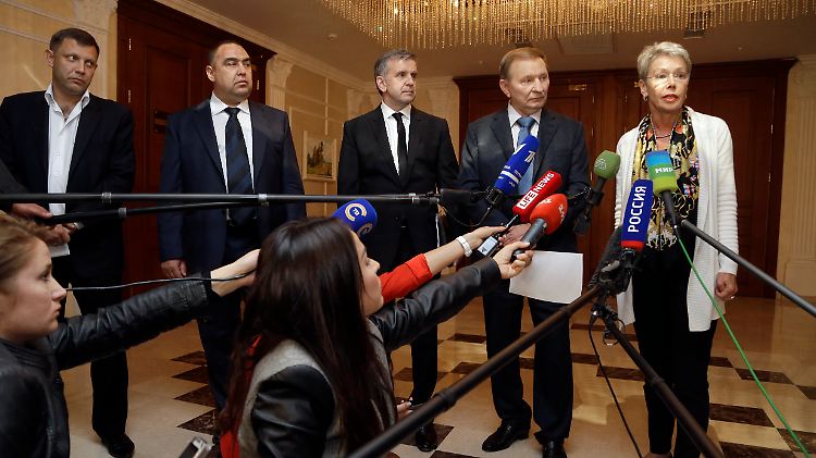 Nach fast siebenstündiger Verhandlung konnte die Minsker Runde einen Aktionsplan für Frieden in der Ukraine verkünden.