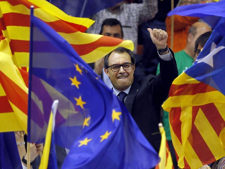 Regionalpräsident Artur Mas möchte Katalonien in die Unabhängigkeit führen.