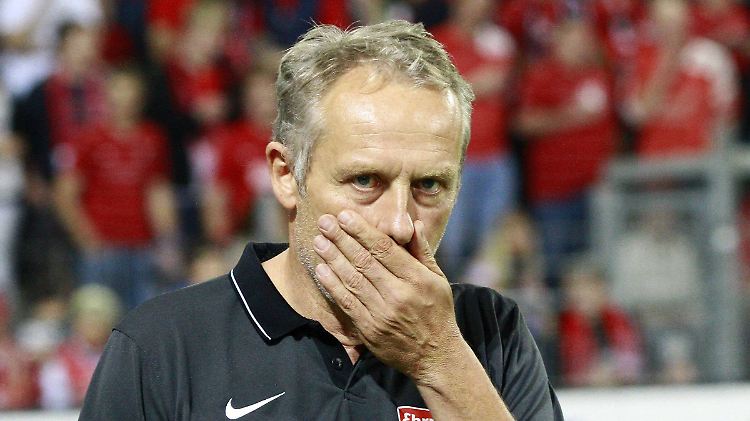 Freiburgs Trainer Christian Streich wähnte die drei Punkte schon sicher.
