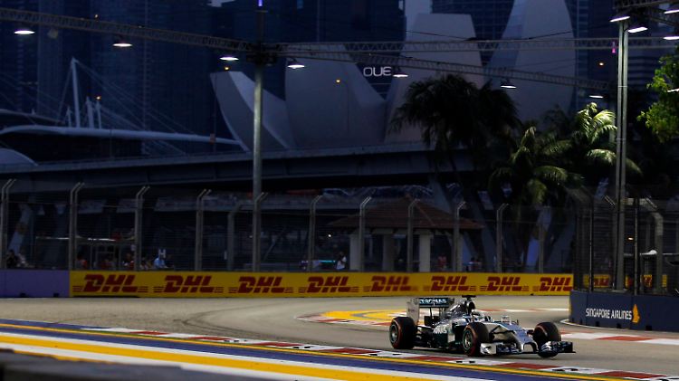 Lewis Hamilton war schneller als Teamkollege Nico Rosberg.