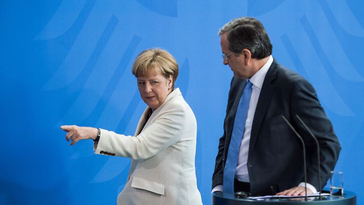 Angela Merkel sagt nicht nein zu den finanziellen Zugeständnissen, die Griechenlands Premier Antonis Samaras will.