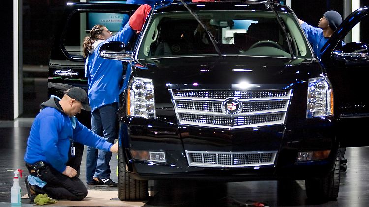 Cadillac wird aufpoliert.