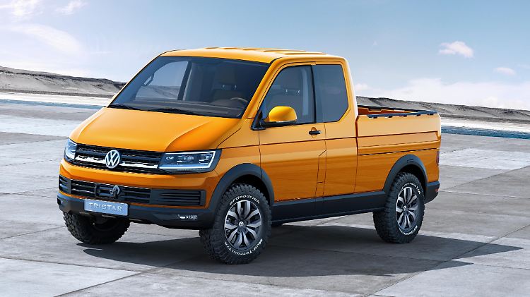 Auf der Nutzfahrzeugmesse in Hannover präsentiert VW die Studie des Tristar, der auch ein Vorbote des T6 ist.