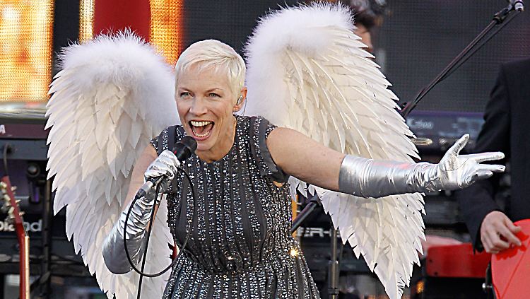 Diese schottische Musikikone singt auch gern für die Queen: Annie Lennox beim Konzert zum 60. Thronjubiläum 2012.