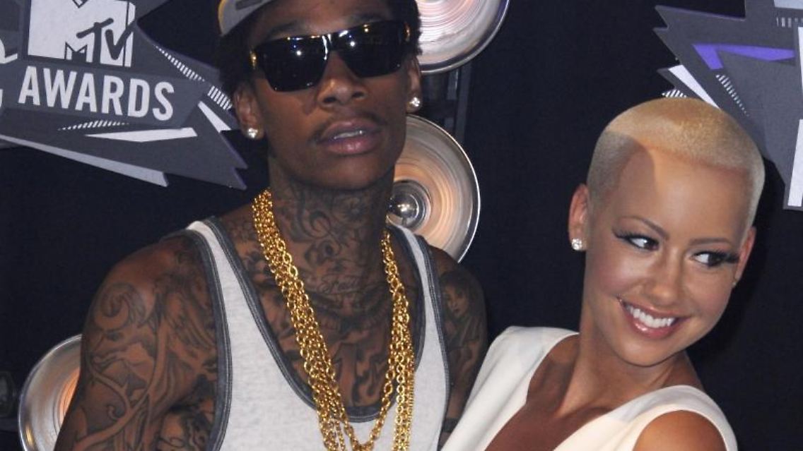 Amber Rose und Wiz Khalifa (l) gehen zukünftig wieder getrennte Wege. Foto: Paul Buck