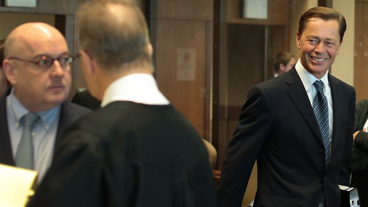 Esch (l.) und Middelhoff (r.): Ehemalige Duzfreunde vor Gericht