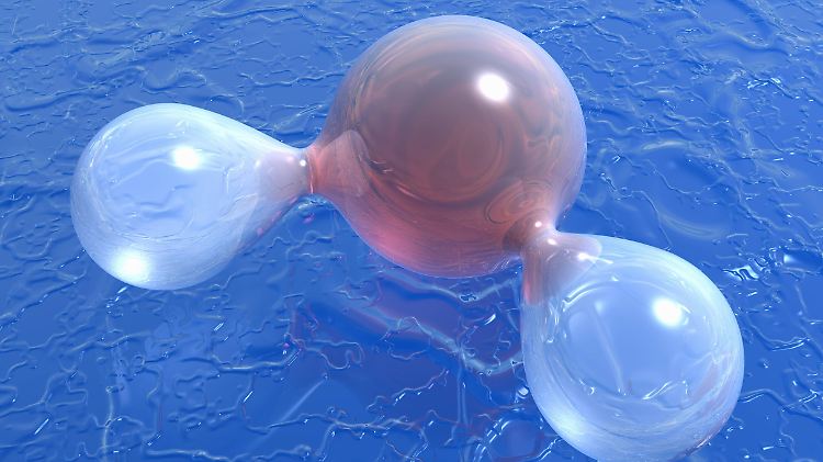 H2O-Moleküle sind der Grundstoff des Lebens.