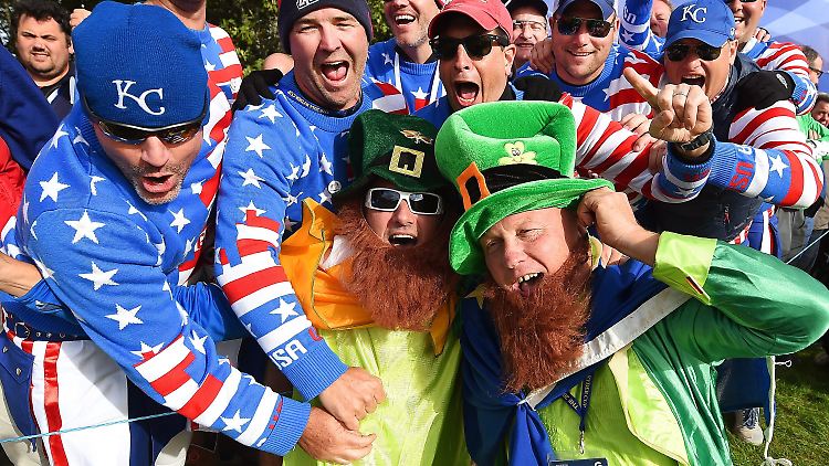 45.000 Zuschauer sorgen für die typische Ryder-Cup-Stimmung.