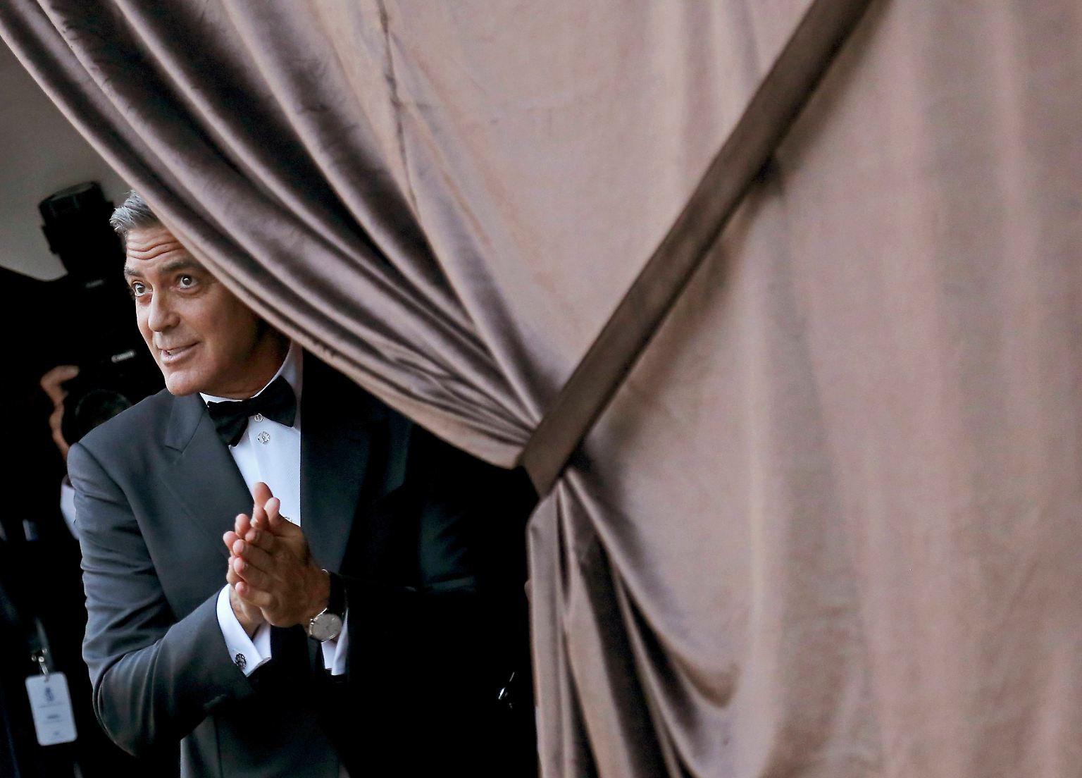 George Clooney hat die Presse hinters Licht geführt.