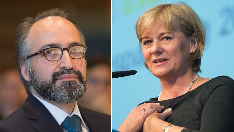 Najib Karim und Sylvia Canel sind die Vorsitzenden der neuen Partei. Um bei Landtagswahlen antreten zu können, müssten noch Landesverbände gegründet werden.
