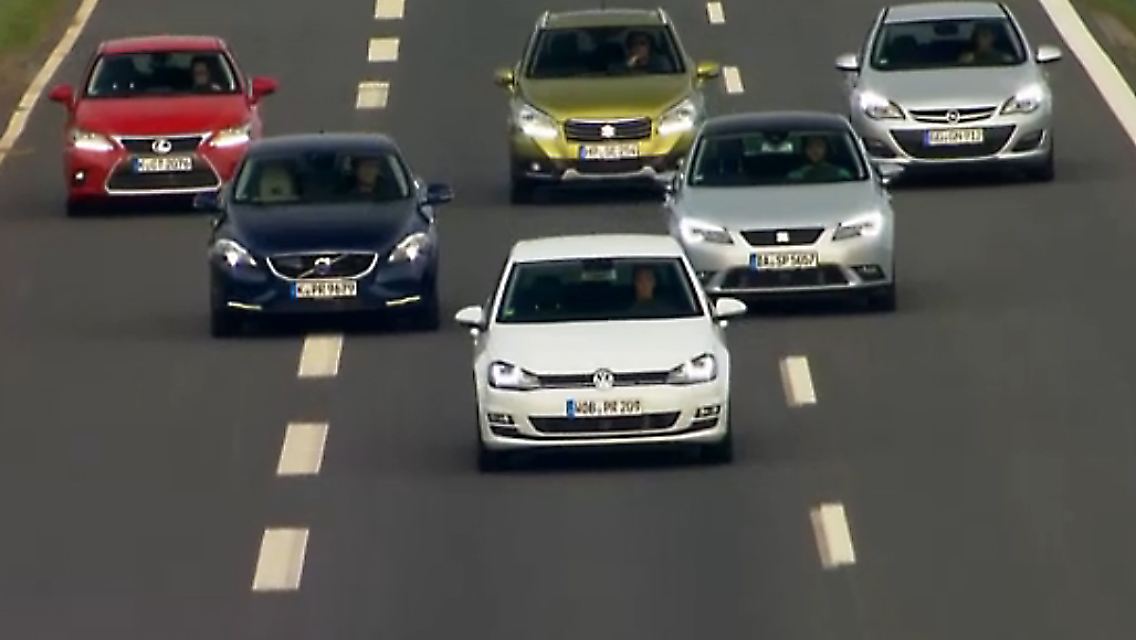 Neben dem Golf fahren noch einige andere Kompakte mit. Deshalb gilt: Es muss nicht immer ein Golf sein.