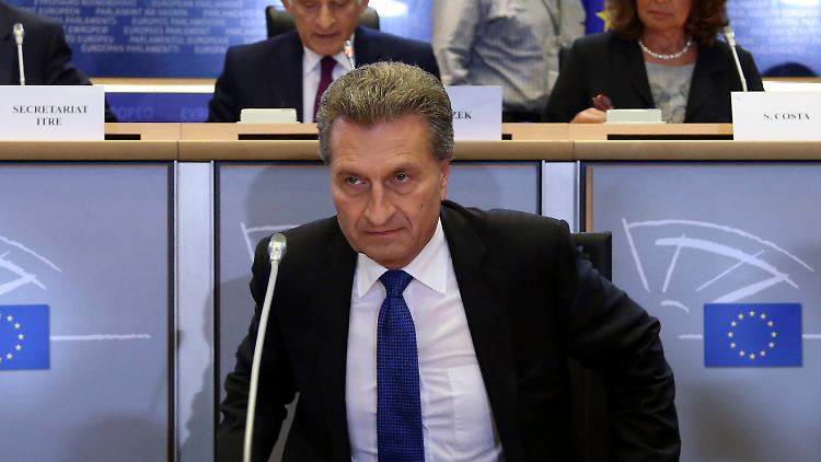 Günther Oettinger ging bei der mündlichen Prüfung im EU-Parlament in die Offensive.