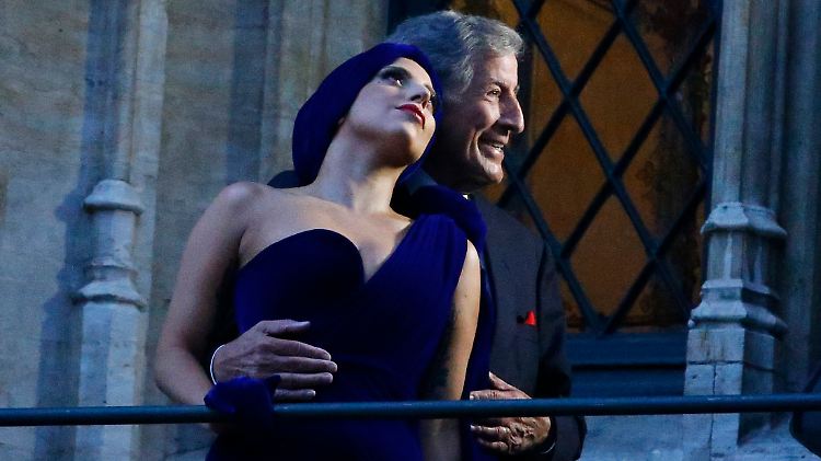 60 Jahre auseinander und einander doch so nah: Lady Gaga und Tony Bennett "cheek to cheek".