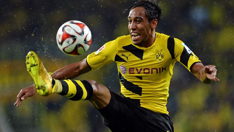 Auf dem formstarken Pierre-Emerick Aubameyang liegen die Hoffnung von Borussia Dortmund beim Champions-League-Auswärtsspiel in Anderlecht.