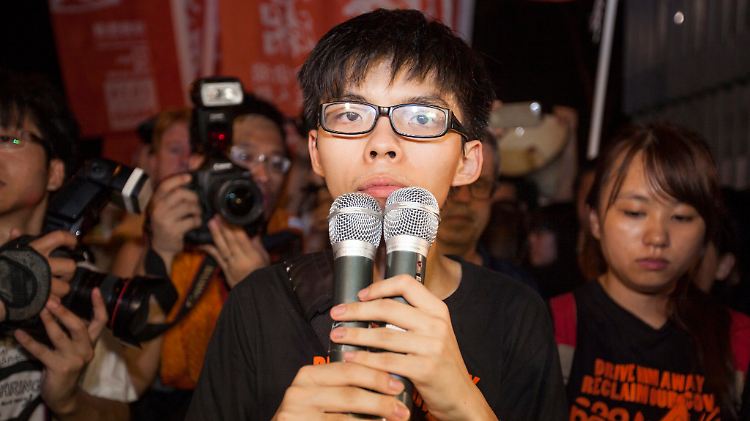 Student und Rebell: Joshua Wong begehrt nicht zum ersten Mal gegen das System auf. 