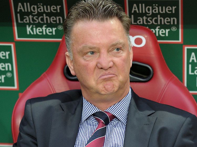 Nicht zufrieden: Louis van Gaal.