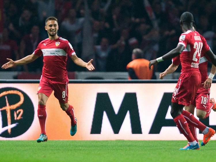 Moritz Leitner war mit einem Tor und einer Vorlage bester VfB-Scorer. Punkte sprangen für den Stuttgarter aber nicht heraus.